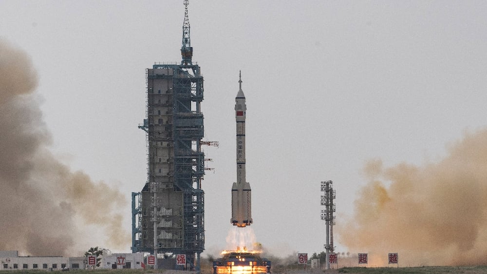 Chinese spaceship blasts off with civilian on board for first time