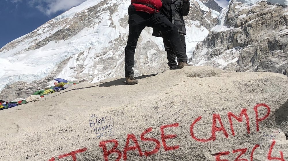 Dubai pupil aged 8 reaches Mount Everest base camp