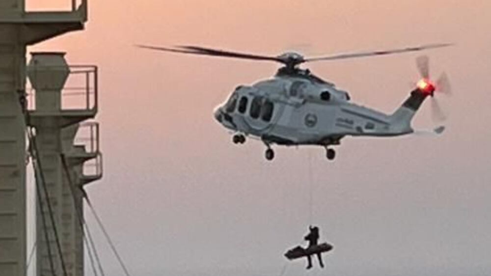 Dubai Police rescue sailor who had heart attack at sea