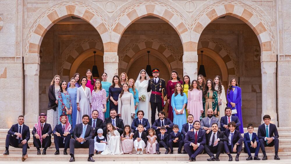 Jordan royal wedding reception dresses