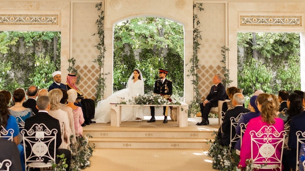 Prince Hussein and Princess Rajwa's wedding attended by royals from across world