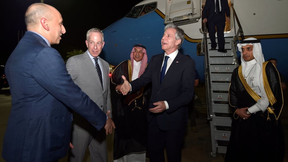 US secretary of State Antony Blinken lands in Saudi Arabia
