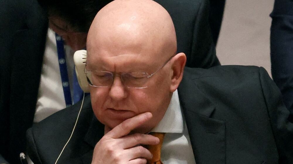 Russia's UN envoy walks out of Ukraine meeting over European statement