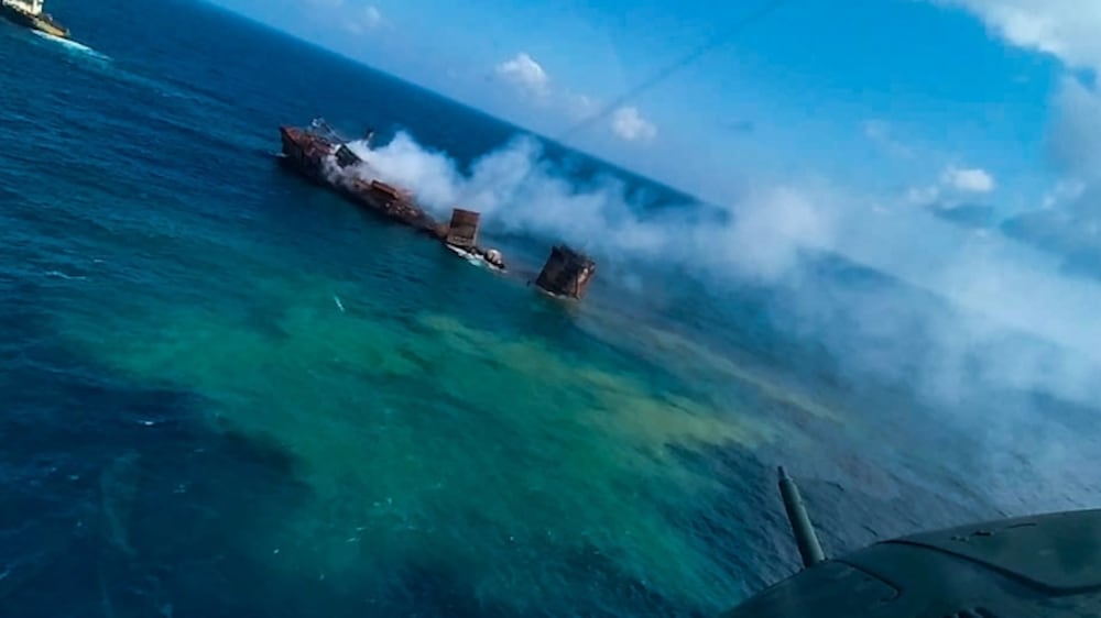 Sri Lanka prepares for oil spill after tanker fire