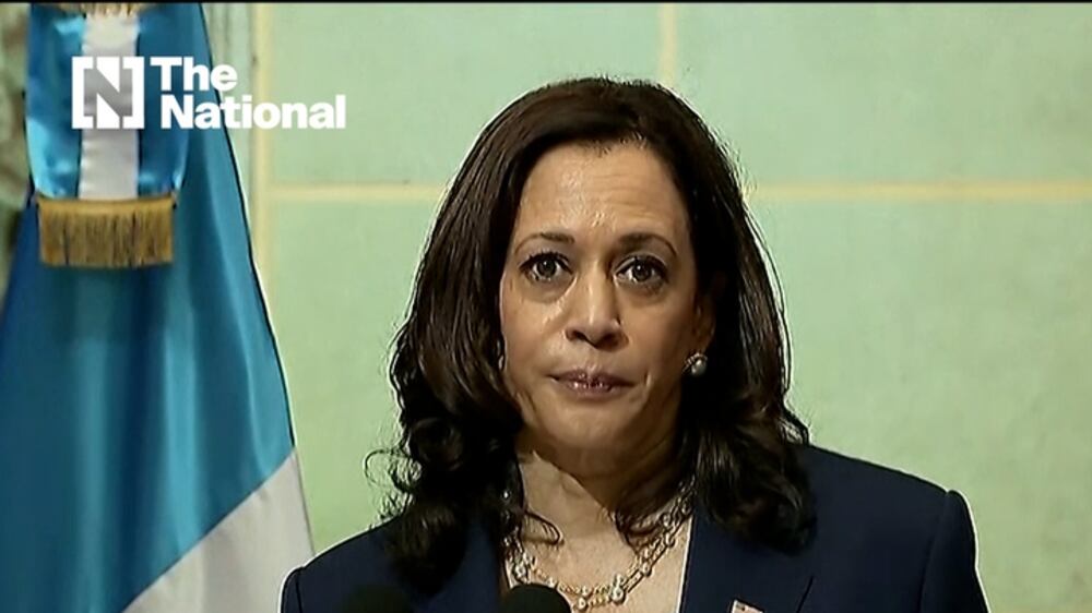 'Do not come,' Harris tells those thinking of illegally migrating to US