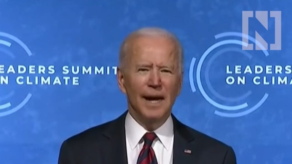 Joe Biden vows to cut emissions in half as he sets out vision for green economy