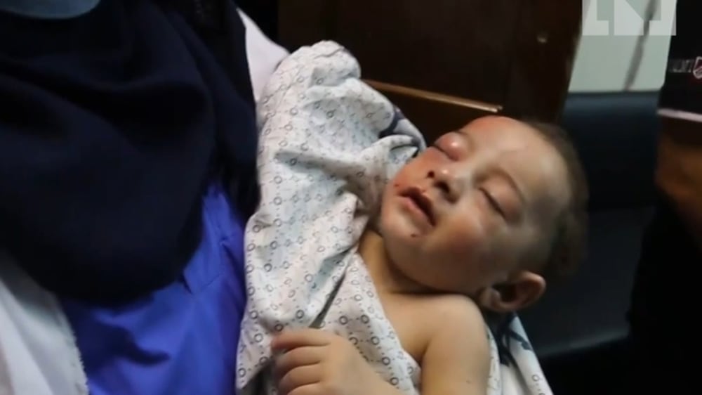 Baby boy sole survivor of family killed in Gaza air strike