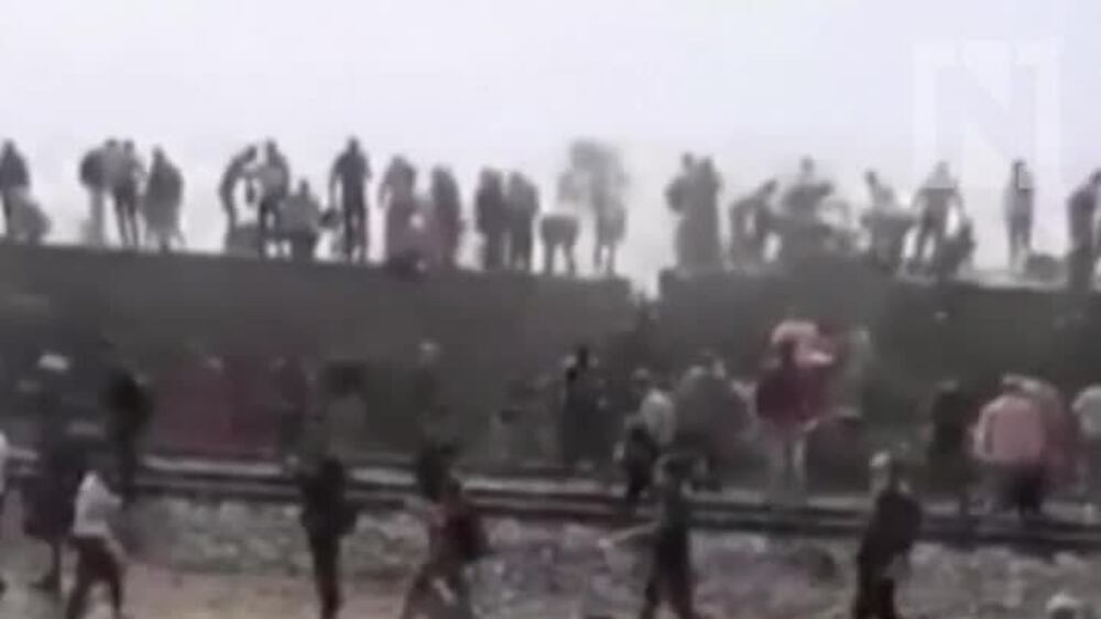 Egypt train derails north of Cairo killing five and injuring at least 103