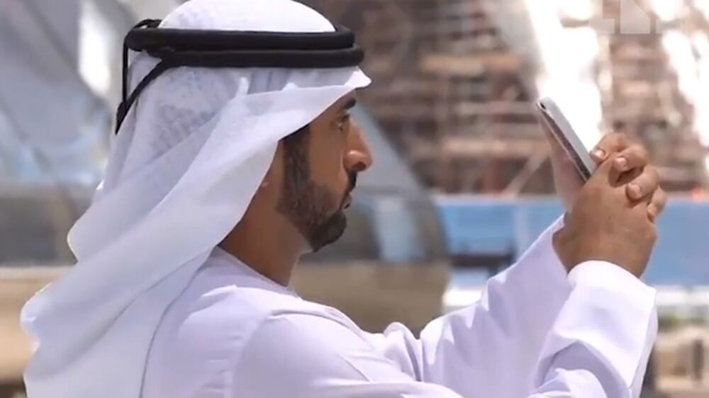 Sheikh Hamdan tours Expo 2020 site in Dubai