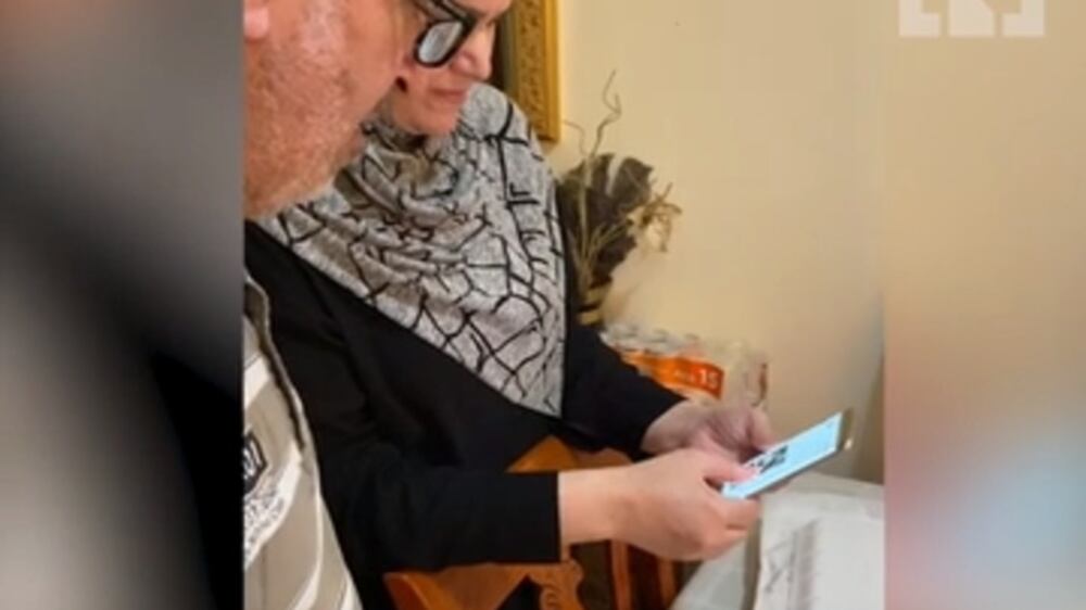 A family whose shattered house in Syria now only exists as a memory in their phone 