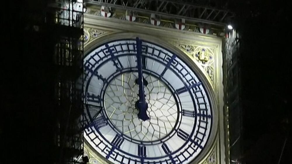 London's Big Ben rings in the new year amid surging Covid-19 cases
