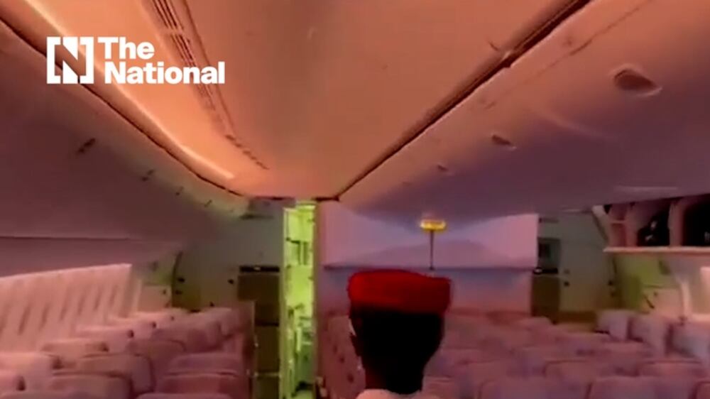 Emirates flies Dubai businessman alone on a 360-seat passenger plane