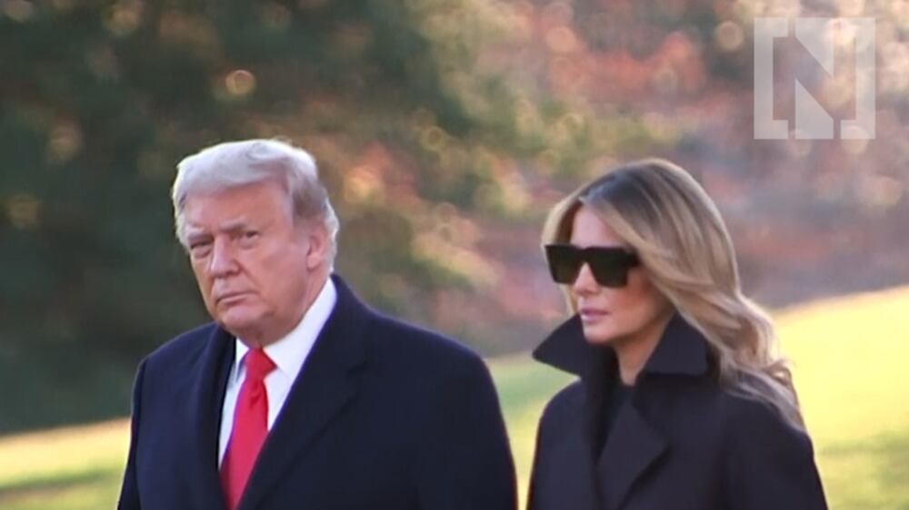 Trump leaves the White House for Christmas after vetoing defence bill