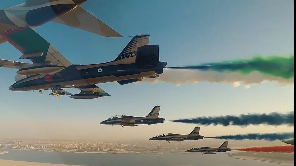 Etihad fly past at 2019 Abu Dhabi Grand Prix