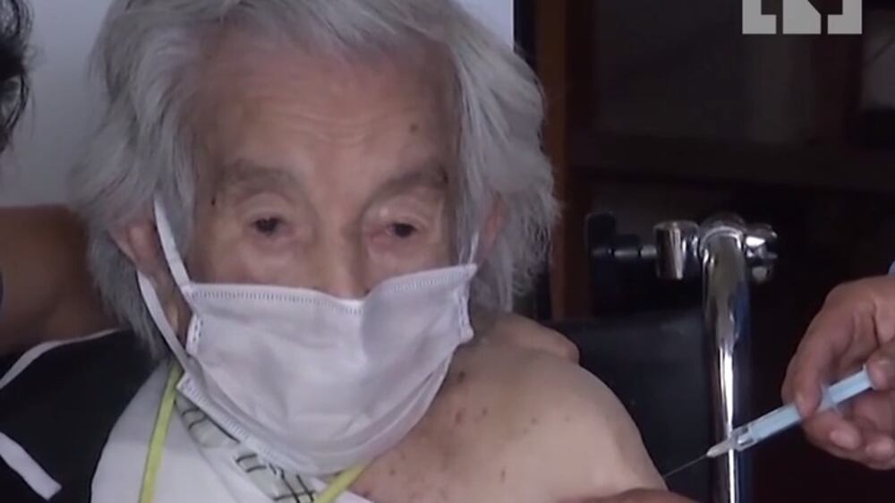 113-year-old Argentinian woman becomes oldest to receive Covid-19 vaccine