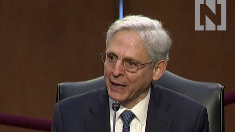 Merrick Garland breaks down as he tells of family's escape from anti-Semitism