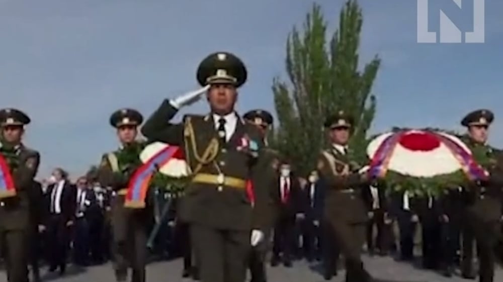 Armenian officials mark anniversary of ‘mass killings’