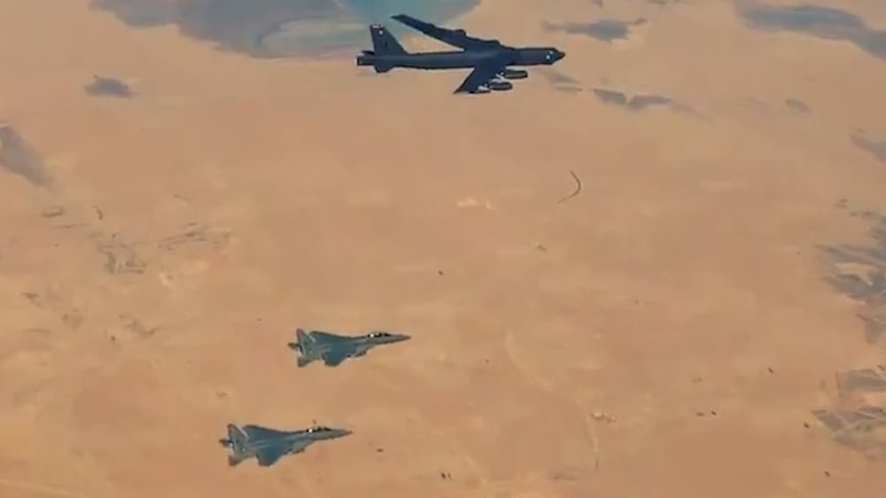 US flies two B-52 bombers over Arabian Gulf region