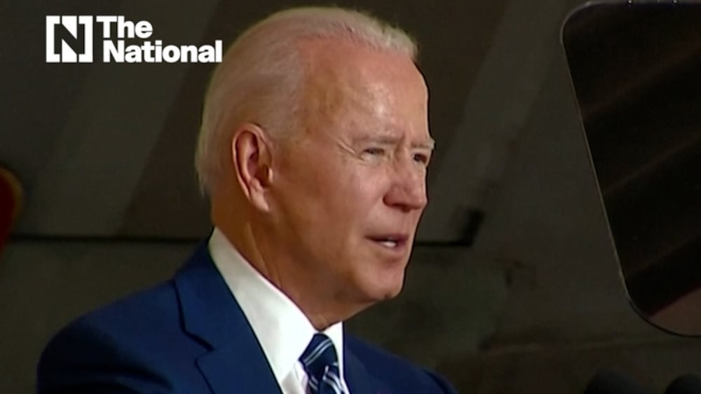Joe Biden hails US troops and defends Afghanistan withdrawal