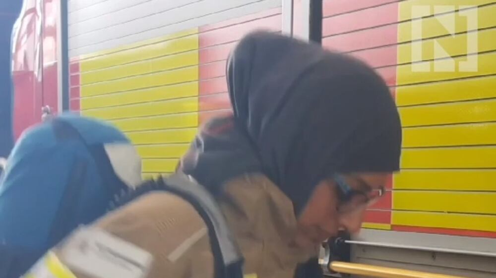 Meet the UK's first hijab-wearing firefighter