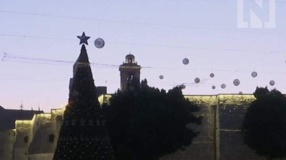 Timelapse of Chistmas Day sunrise in Bethlehem