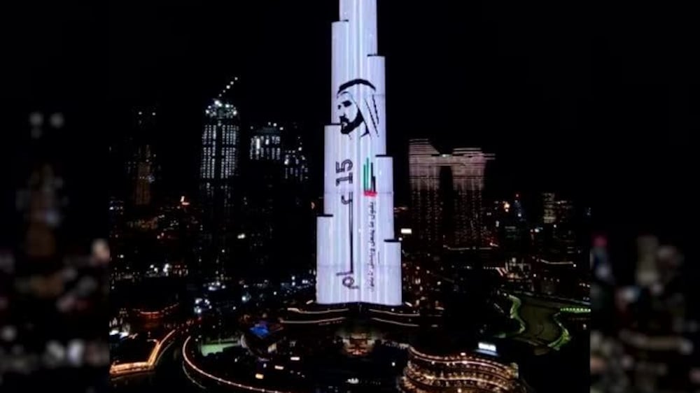 Burj Khalifa celebrates 15 years of Sheikh Mohammed bin Rashid as Prime Minister