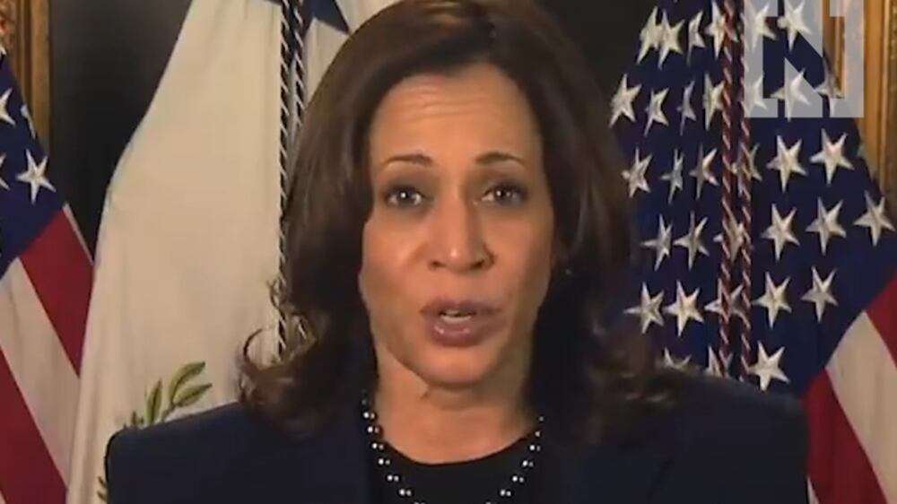 Kamala Harris makes UN debut in fight for equality and democracy