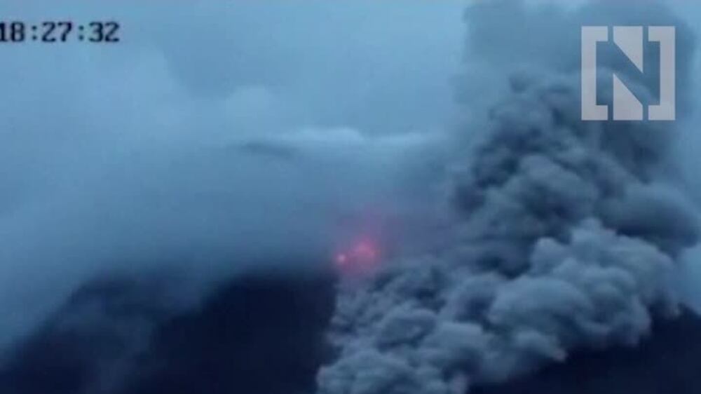 Indonesia's Mount Merapi erupts spewing lava and ash 