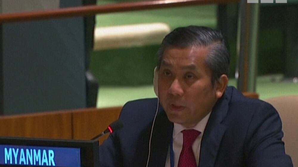 Myanmar's UN ambassador calls for international community to end the military coup