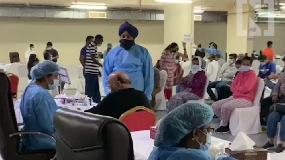 Thousands receive Covid-19 vaccine at Dubai's Sikh temple 