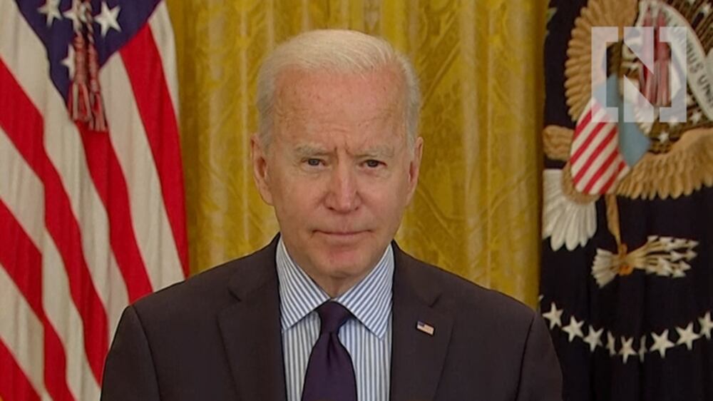 Joe Biden reacts to slow jobs growth in the US