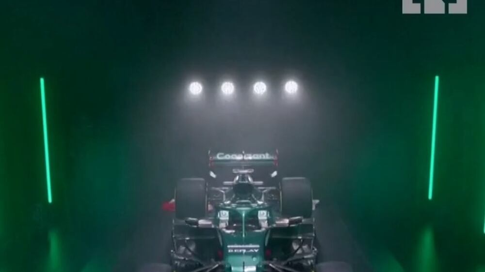 Aston Martin unveils new F1 car