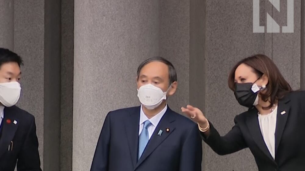 Harris welcomes Japanese Prime Minister Suga