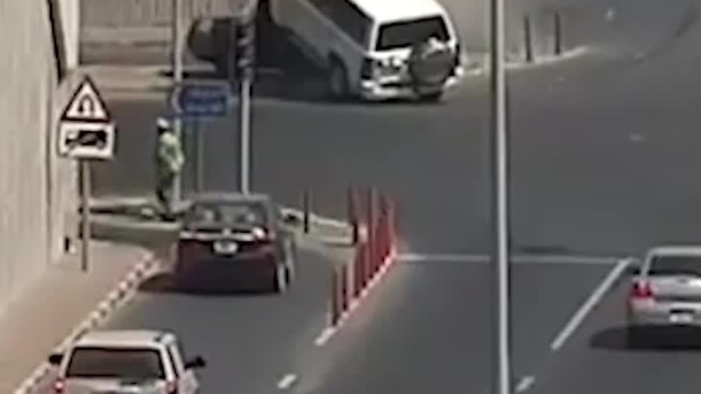 Ajman Police video shows trail of destruction caused by rule-breaking drivers