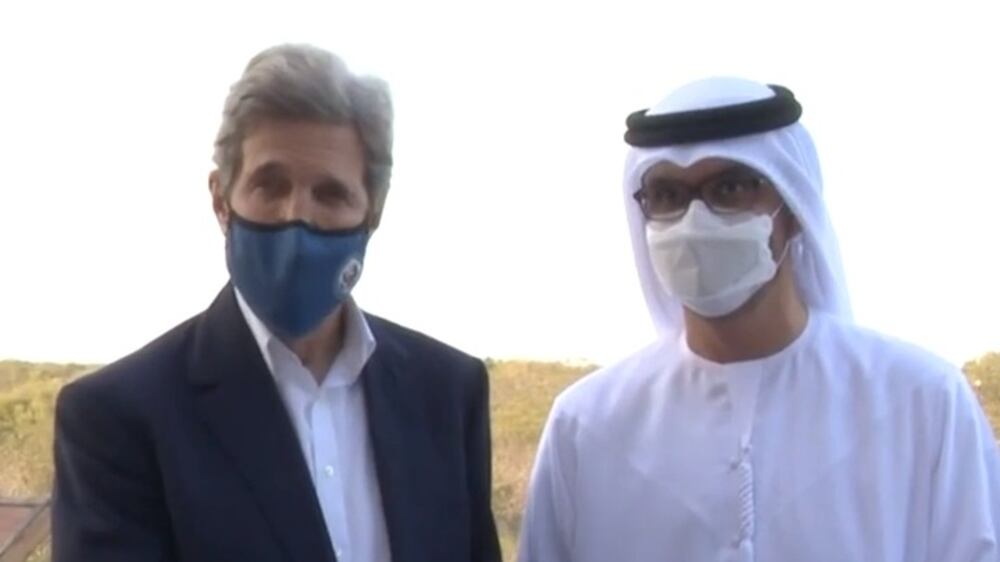 John Kerry visits UAE for global effort on climate change