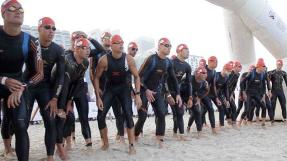 Video: Faris Al Sultan loses out in dramatic finish to 2012 Abu Dhabi International Triathlon