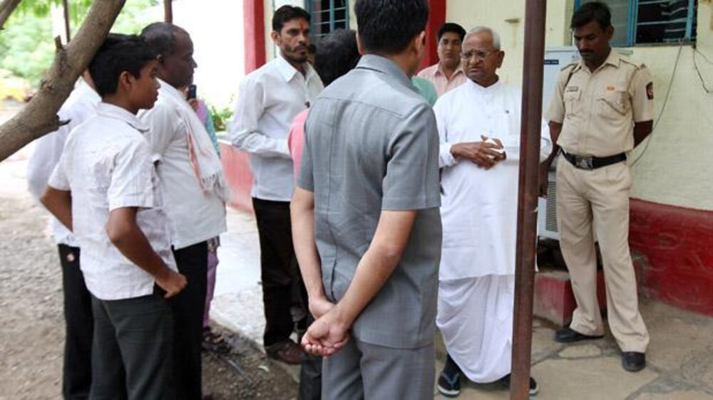 Video: Indian social activist Anna Hazare's village
