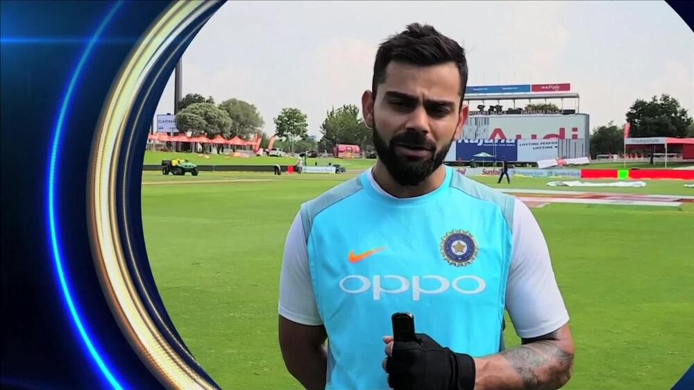 Virat Kohli 'honoured' to be named ICC Cricketer of the Year