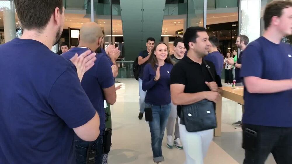 iPhone 8 launches at Dubai Mall