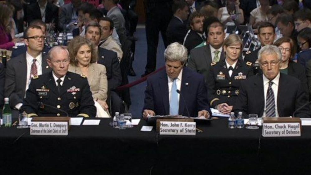 Video: Kerry vows no boots on ground in first Senate hearing on Syria