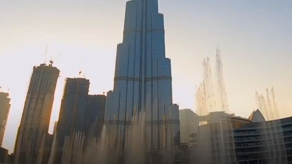 The Dubai Fountain reopens