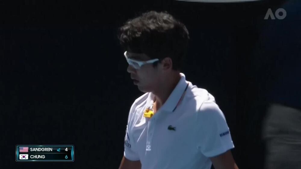 Chung beats Sandgren to reach Australian Open semi-finals