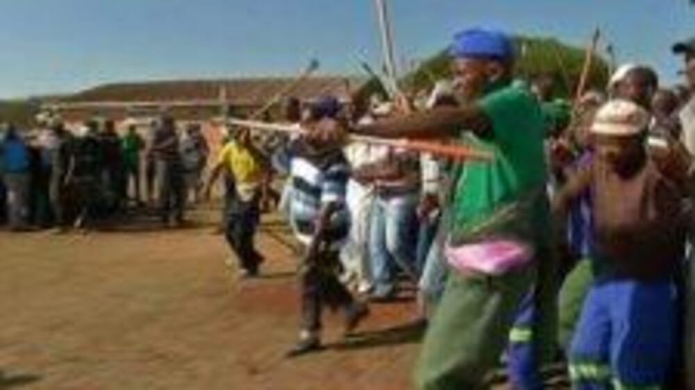 Video: Platinum miners go on strike in South Africa