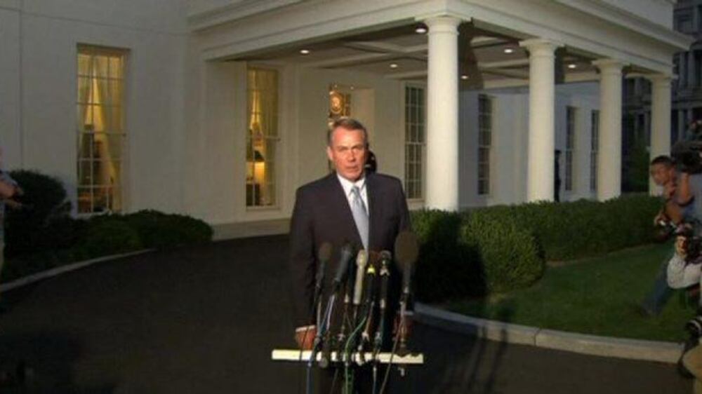 Video: Obama, congressional leaders still deadlocked on shutdown