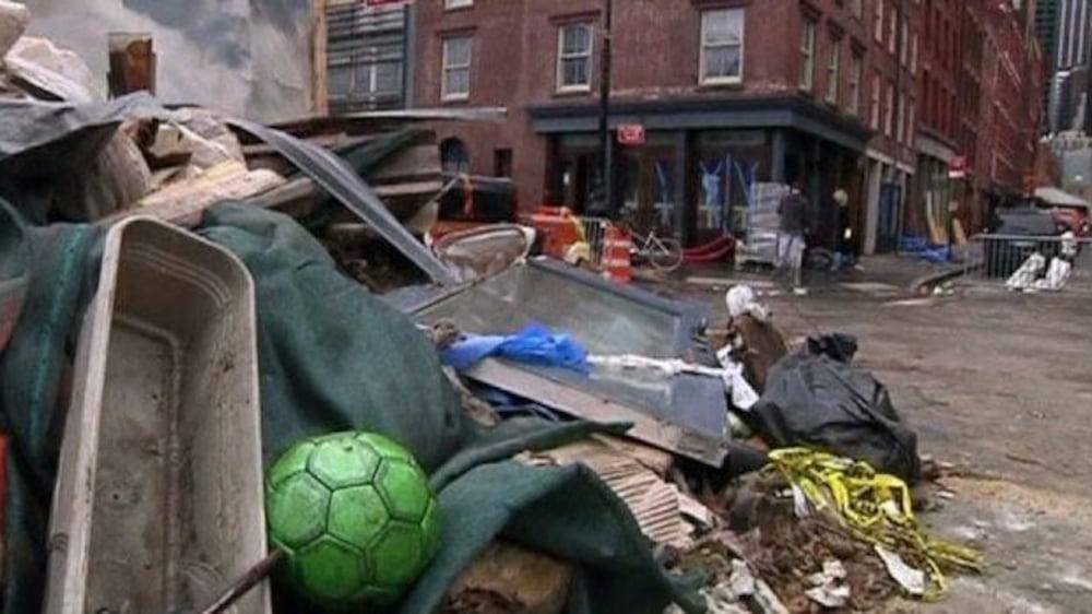 Video: New York begins arduous clean up after Sandy