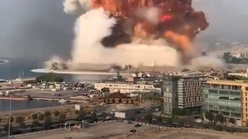 Beirut explosion as seen by people around the city