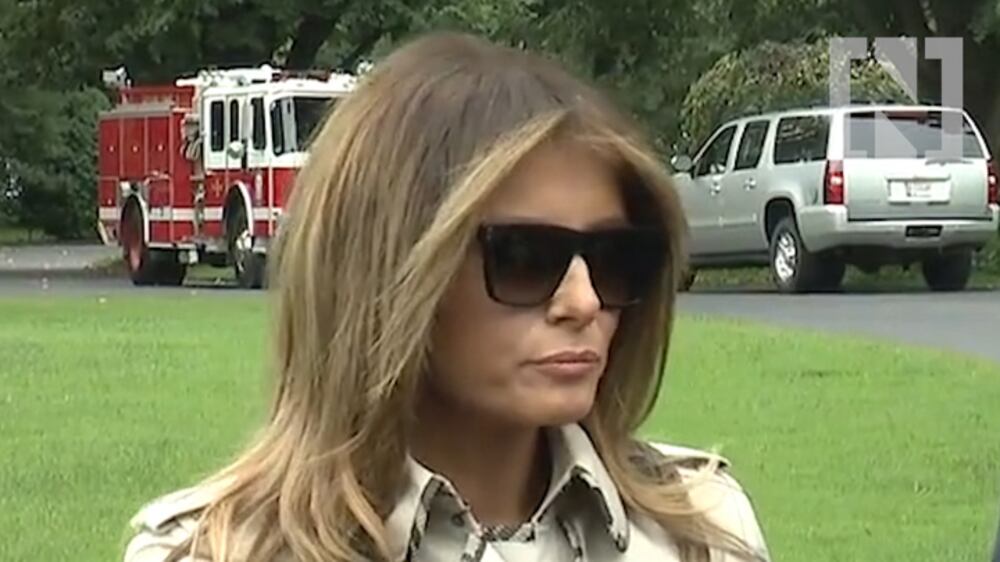 Video from 2017 sparks 'fake Melania' rumours