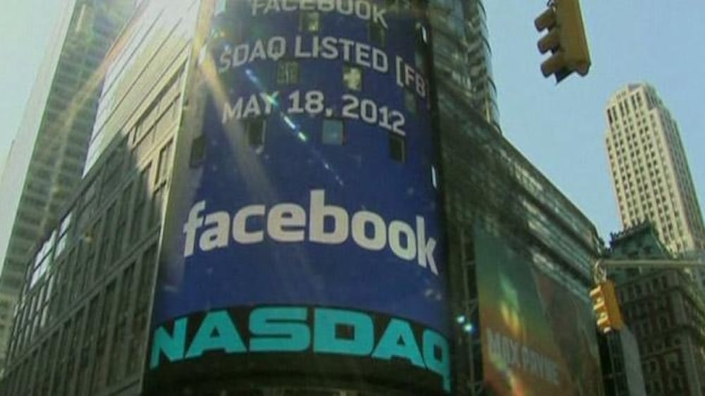 Video: No celebration as Facebook marks first week as a publicly traded company