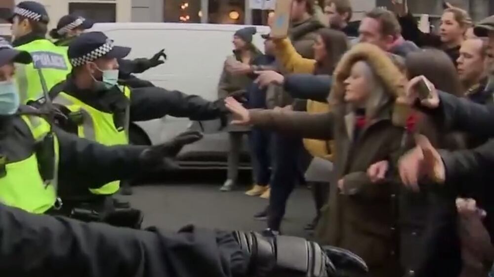 Coronavirus: Anti-lockdown, anti-vaccine protest in London