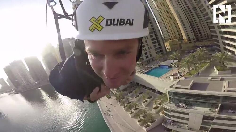 We try out the world's longest urban zipline in Dubai